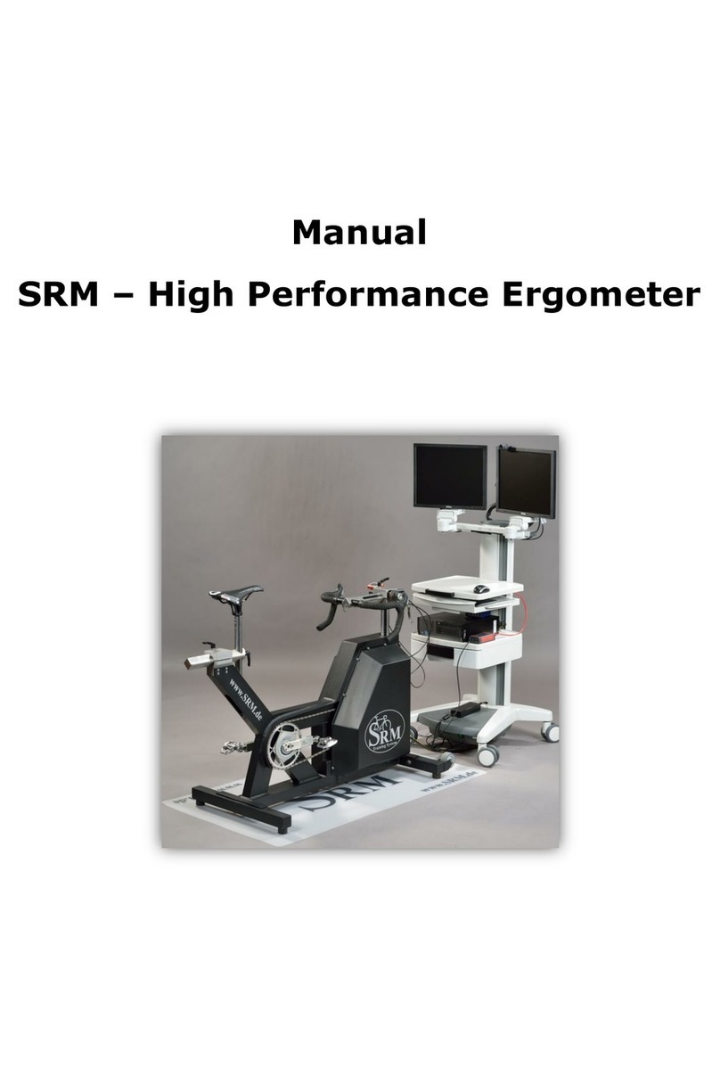 SRM High Performance Ergometer Bedienungsanleitung