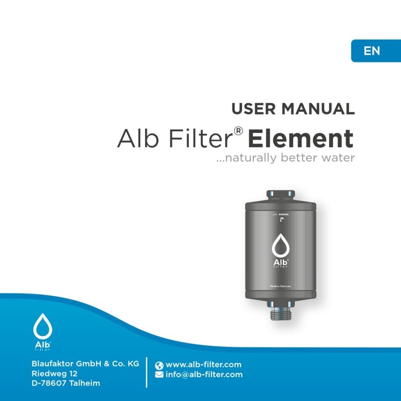 Alb Filter Element Bedienungsanleitung