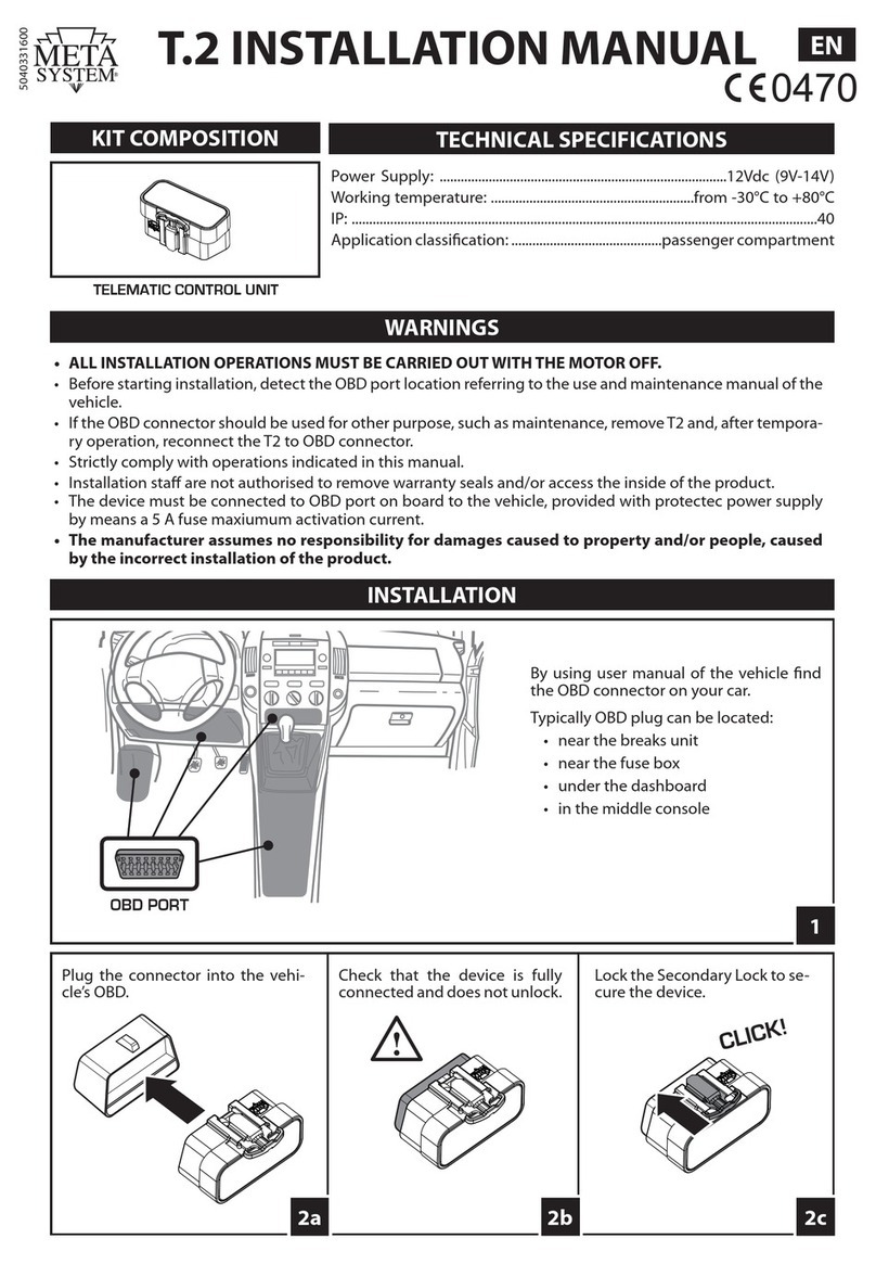 MetaSystem T.2 Bedienungsanleitung MetaSystem T.2 Bedienungsanleitung