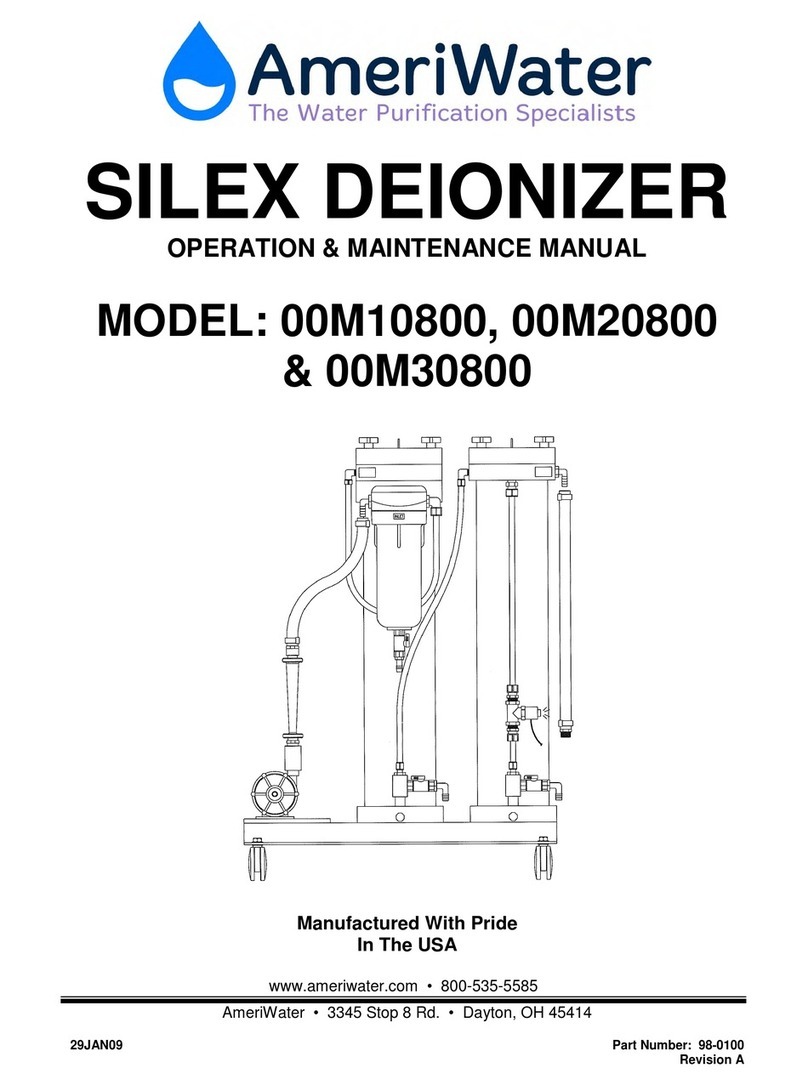 AmeriWater 00M10800 Bedienungsanleitung