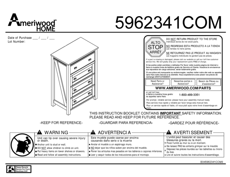 Ameriwood HOME 5962341COM Bedienungsanleitung