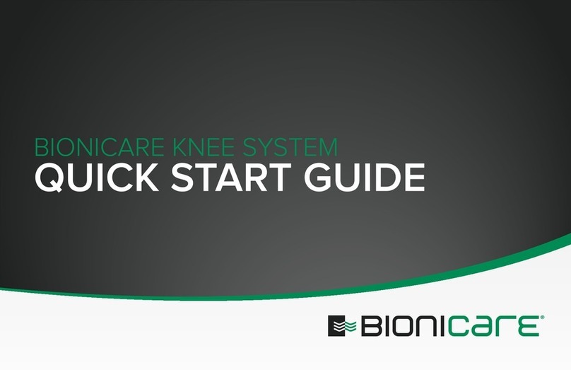 Bionicare KNEE SYSTEM Bedienungsanleitung
