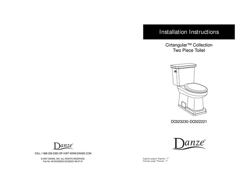 Danze Cirtangular DC023230 Bedienungsanleitung