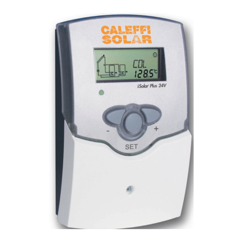 Caleffi solar iSolar Plus 24V Bedienungsanleitung