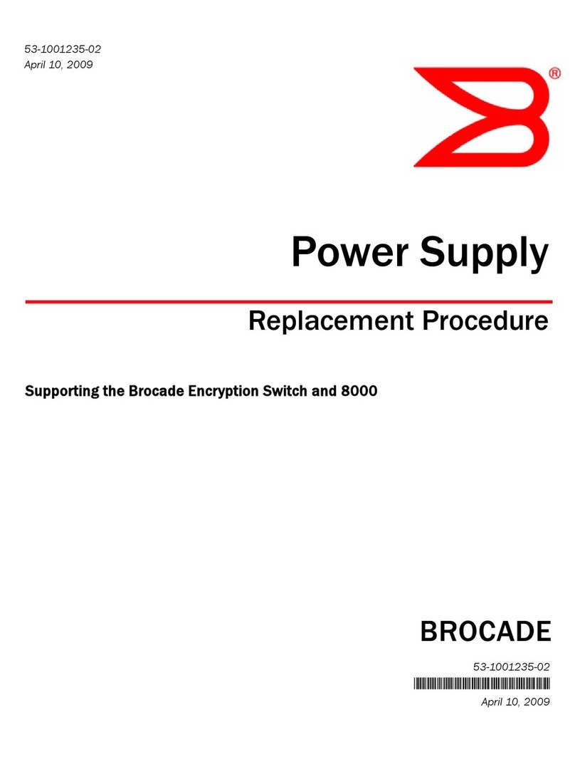 Brocade Communications Systems Encryption Switch Gebrauchs- und Pflegehandbuch