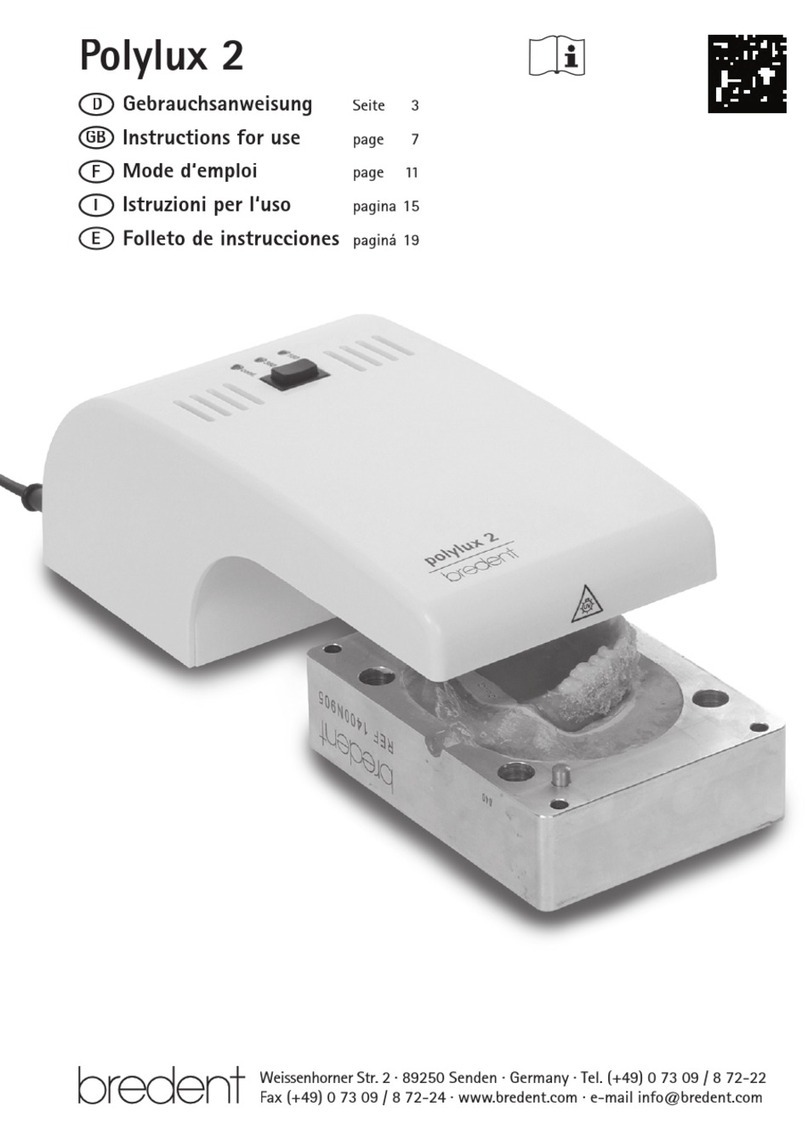 bredent Polylux 2 Bedienungsanleitung