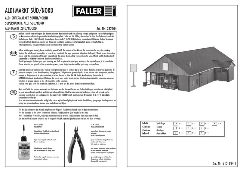 Faller 232204 Bedienungsanleitung