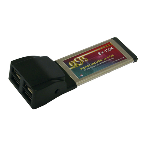 Exsys EX-1224 Bedienungsanleitung