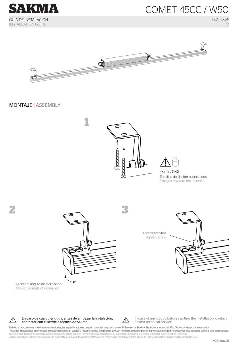 SAKMA COMET 45CC Bedienungsanleitung