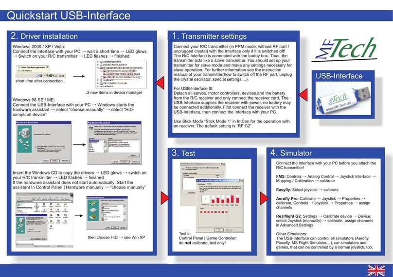 MFTech USB-Interface Bedienungsanleitung