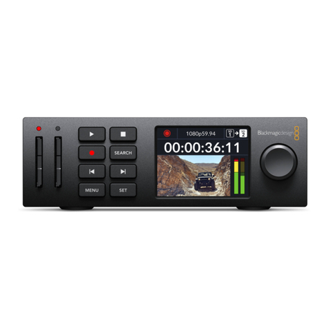 Blackmagicdesign HyperDeck Studio Bedienungsanleitung