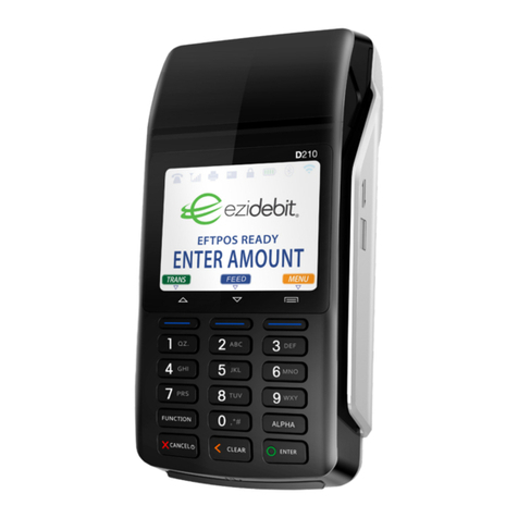 ezidebit EFTPOS D210E Bedienungsanleitung
