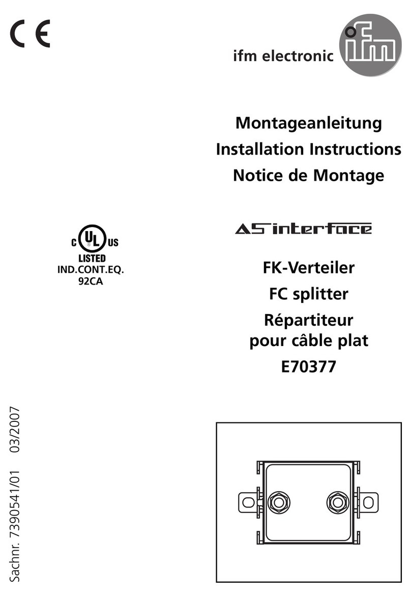 IFM E70377 Bedienungsanleitung