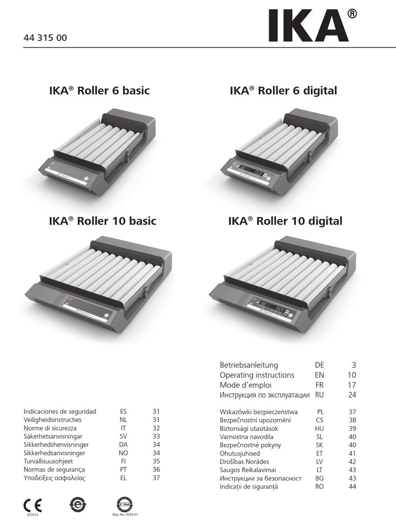 IKA Roller 6 basic Bedienungsanleitung
