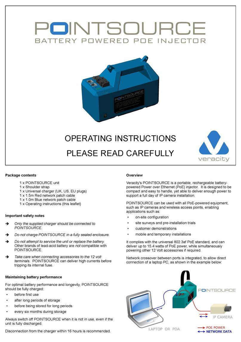 Veracity PointSource Bedienungsanleitung Veracity PointSource Bedienungsanleitung