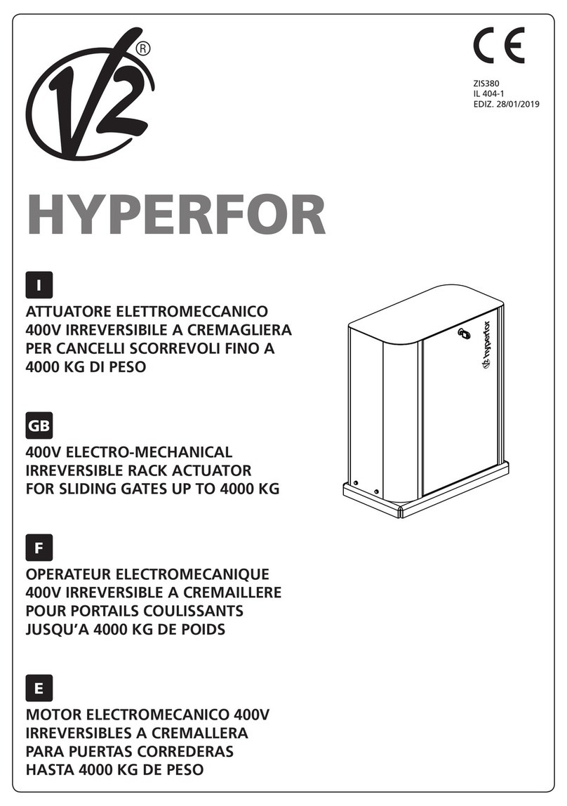 V2 HYPERFOR Bedienungsanleitung