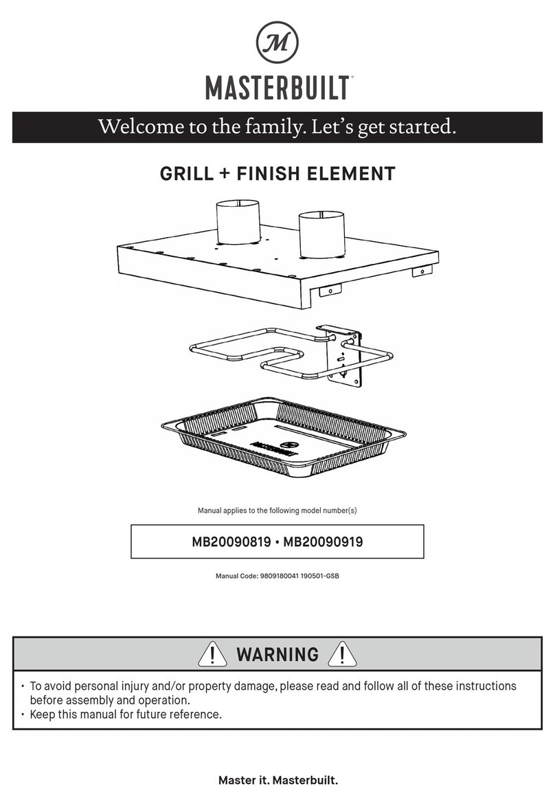 Masterbuilt MB20090819 Bedienungsanleitung Masterbuilt MB20090819 Bedienungsanleitung