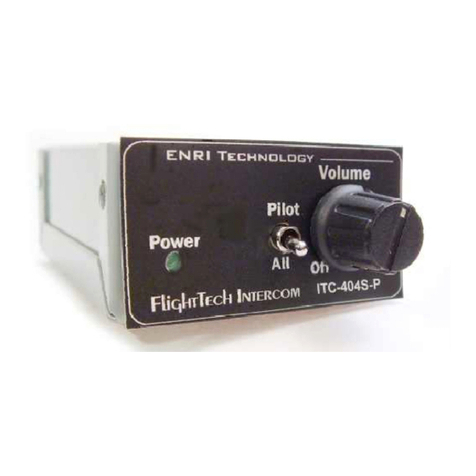 FlightTech Intercoms ITC-404SP Bedienungsanleitung