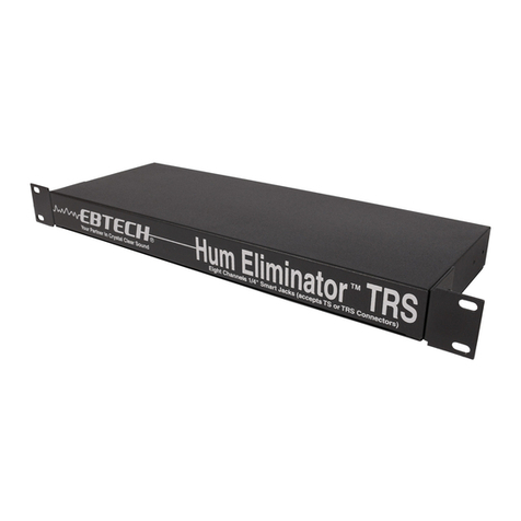 Ebtech Hum Eliminator XLR Bedienungsanleitung