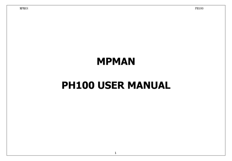 MP-Man PH100 Bedienungsanleitung