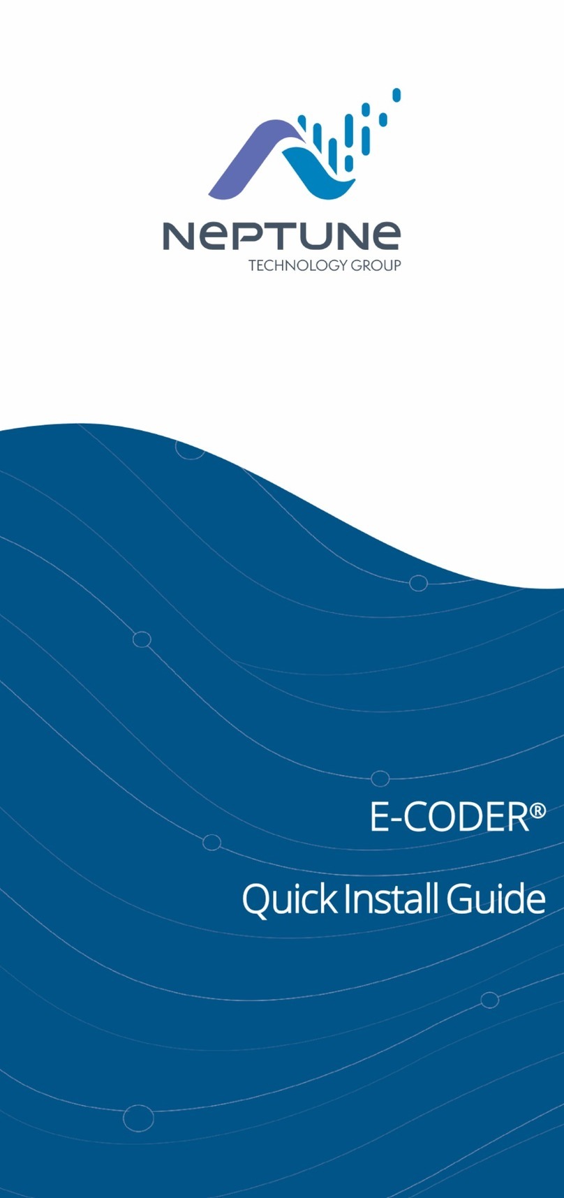 Neptune Technology E-CODER Bedienungsanleitung Neptune Technology E-CODER Bedienungsanleitung