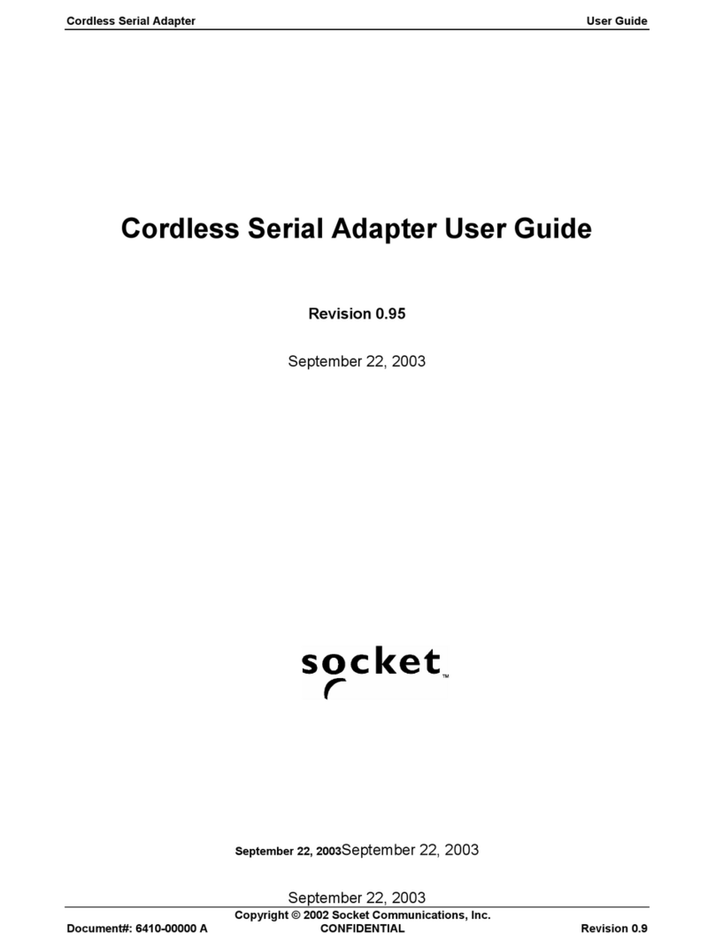Socket CSA-1 Bedienungsanleitung