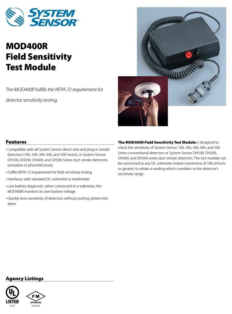 System Sensor MOD400R Bedienungsanleitung