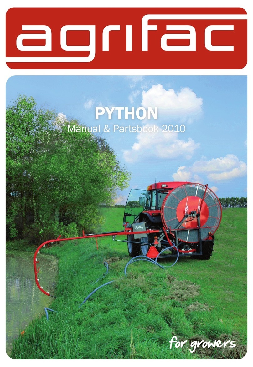 agrifac PYTHON Bedienungsanleitung