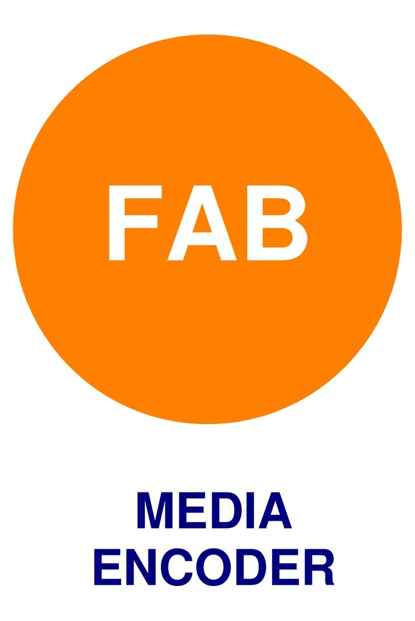 FAB Media Encoder Bedienungsanleitung