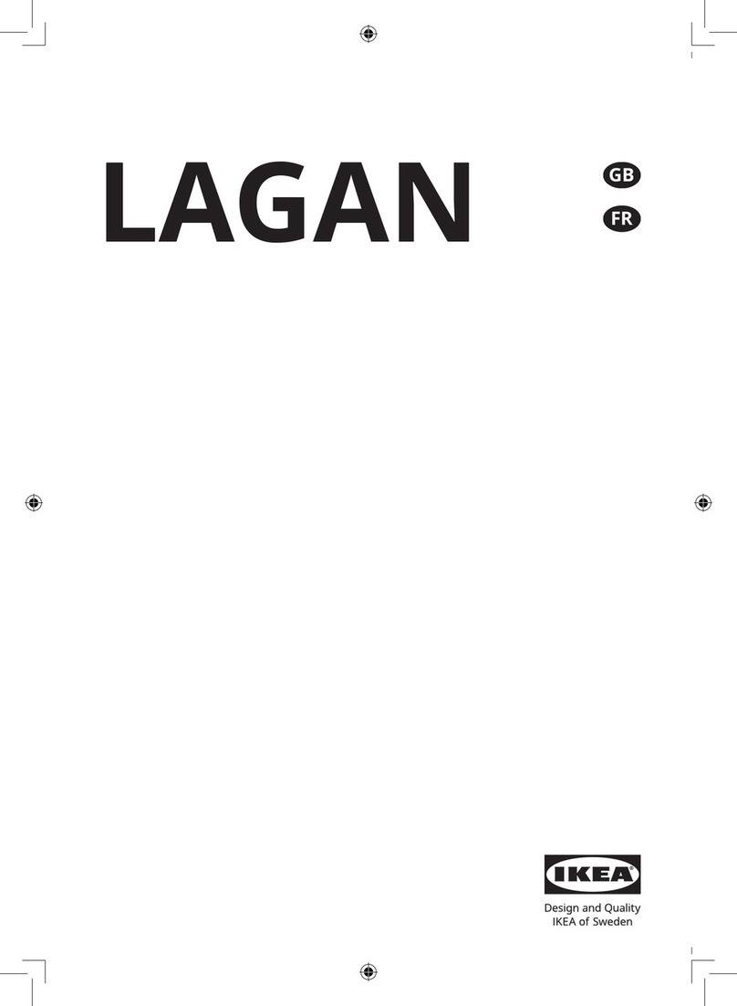 IKEA LAGAN Bedienungsanleitung