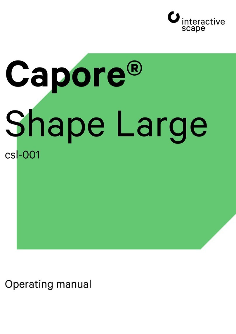 interactive scape Capore Shape Large Bedienungsanleitung