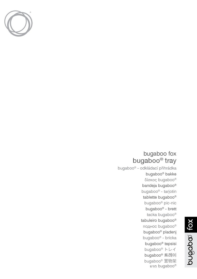 Bugaboo tray Bedienungsanleitung