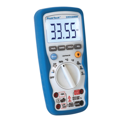 PeakTech 3355 Bedienungsanleitung