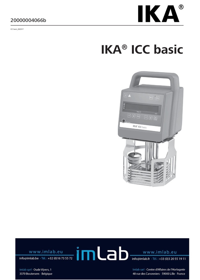 IKA ICC control Bedienungsanleitung