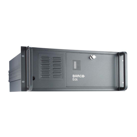 Barco EOS X Terminal Bedienungsanleitung