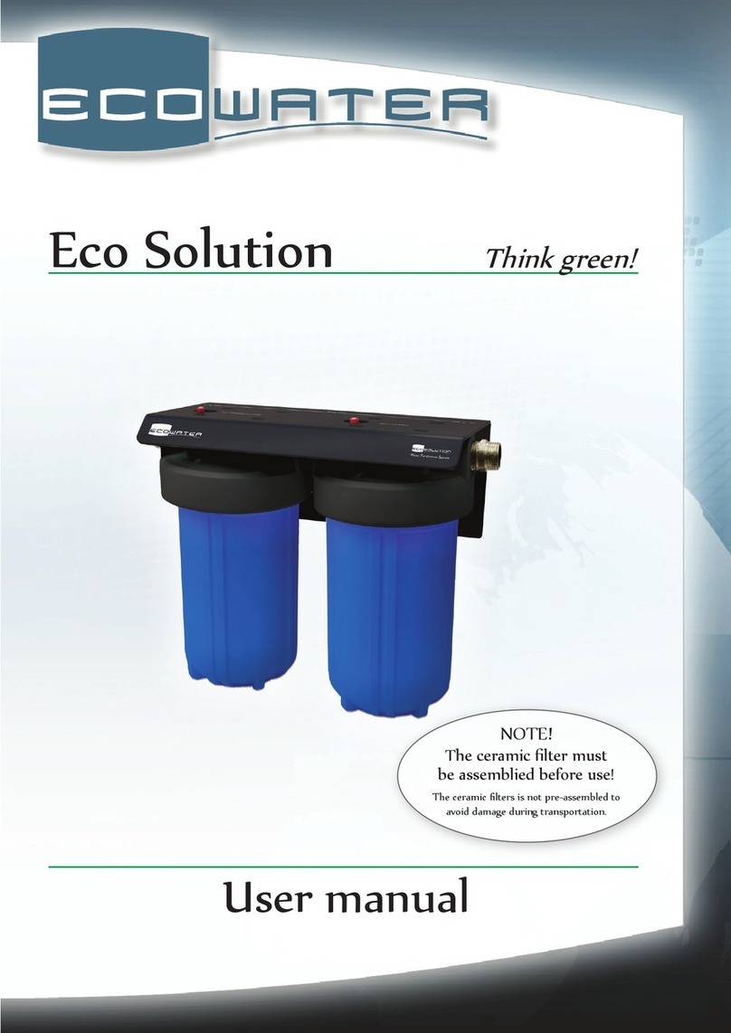 EcoWater Eco Solution Bedienungsanleitung EcoWater Eco Solution Bedienungsanleitung