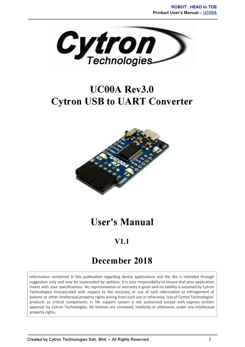 Cytron Technologies UC00A Bedienungsanleitung