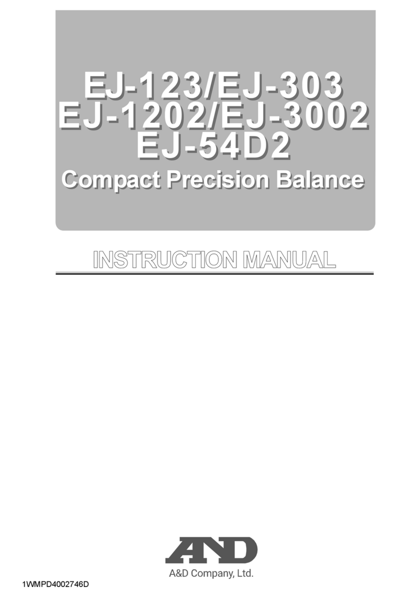 A&D EJ-123 Bedienungsanleitung