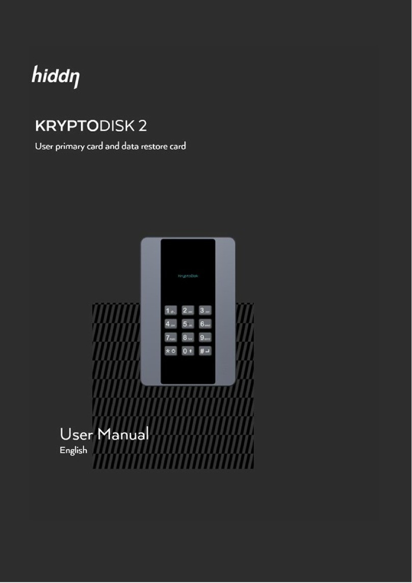 Hiddn KryptoDisk 2 Bedienungsanleitung