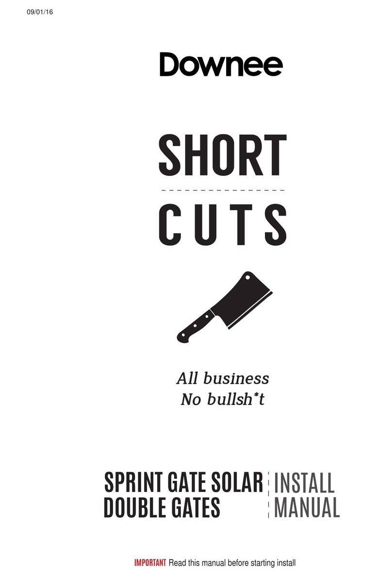 Downee SPRINT GATE Handbuch