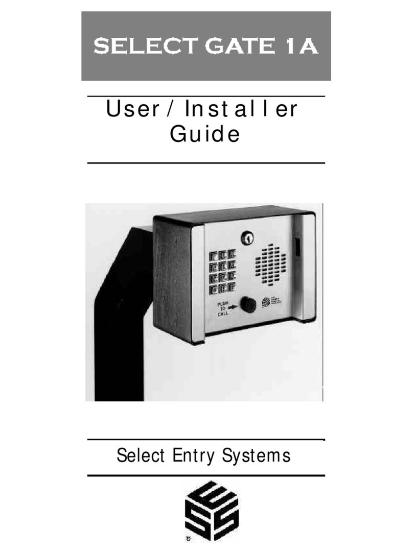 Select Engineered Systems Select Gate 1A Bedienungsanleitung