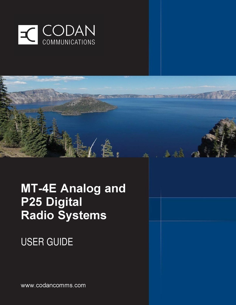 Codan MT-4E Bedienungsanleitung