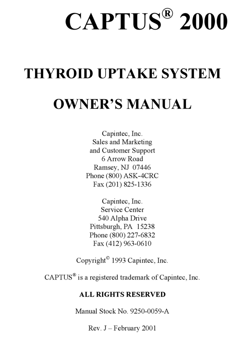 Capintec CAPTUS 2000 Bedienungsanleitung