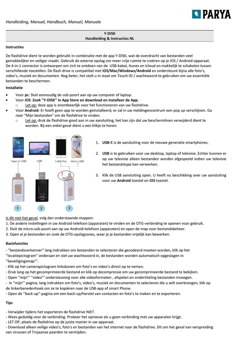PARYA Y-DISK Einfaches Handbuch