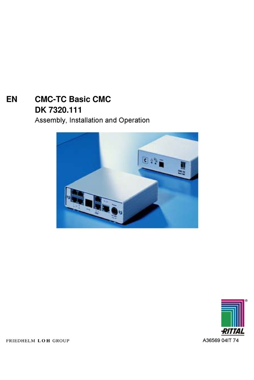 Rittal Basic CMC Bedienungsanleitung