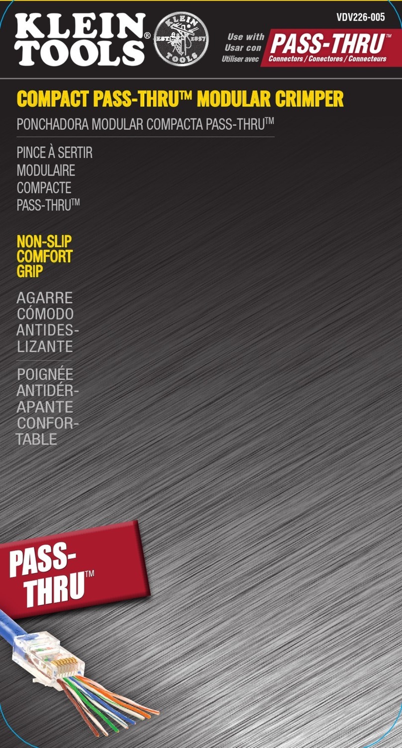 Klein Tools PASS-THRU Bedienungsanleitung