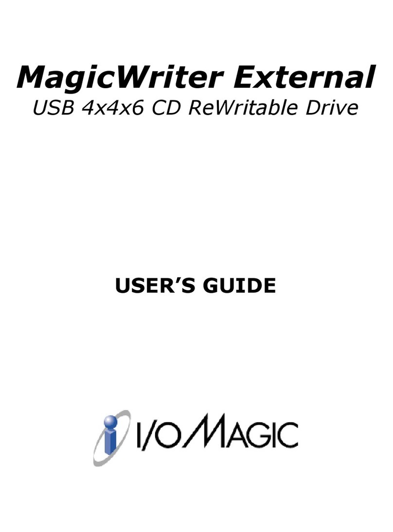 I/O Magic DVD+RW/+R External USB 2.0 DVD ReWritable... Bedienungsanleitung