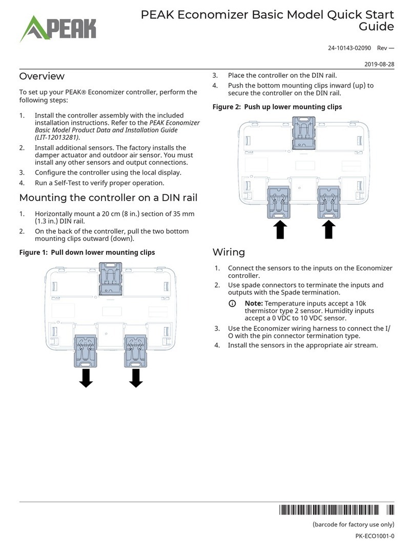 Peak Economizer Basic Bedienungsanleitung