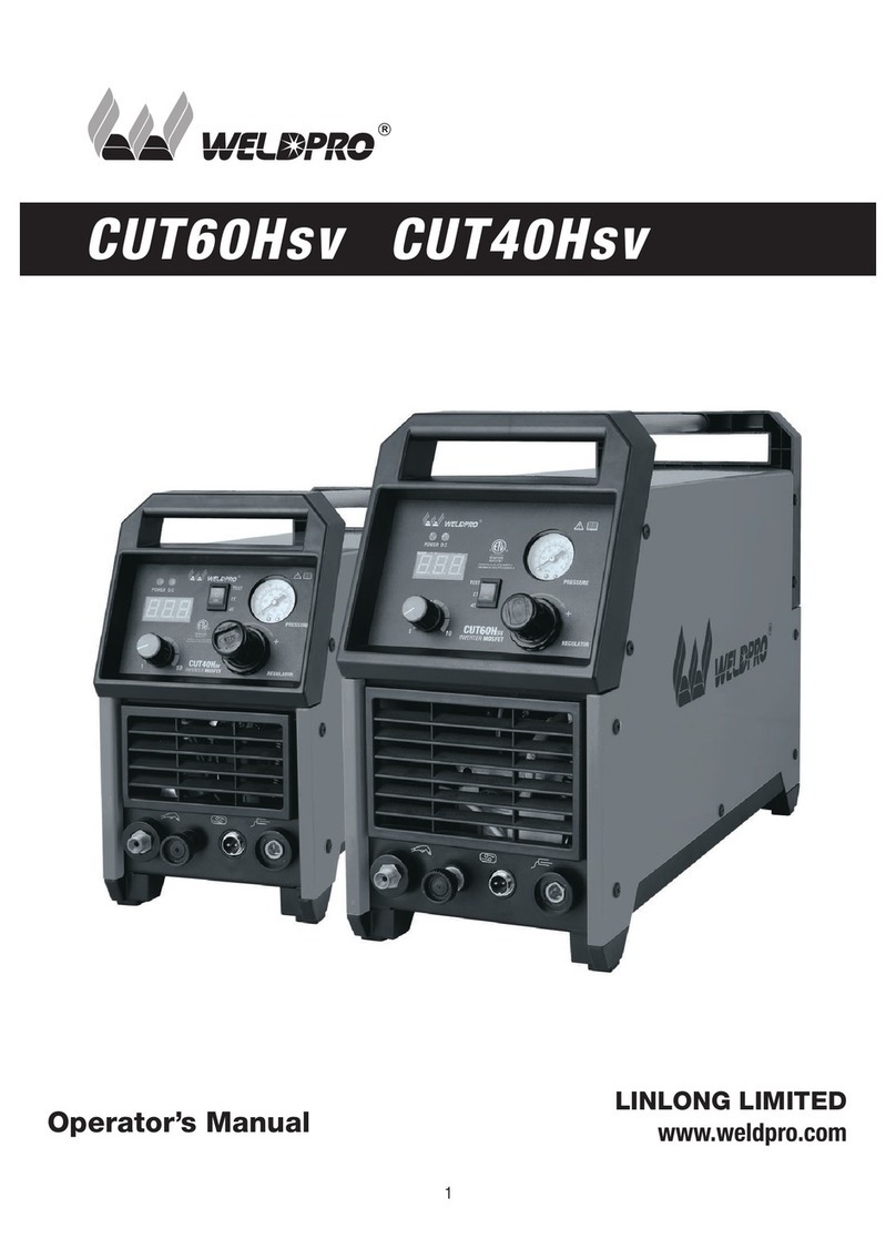 WELDPRO CUT60Hsv Bedienungsanleitung WELDPRO CUT60Hsv Bedienungsanleitung