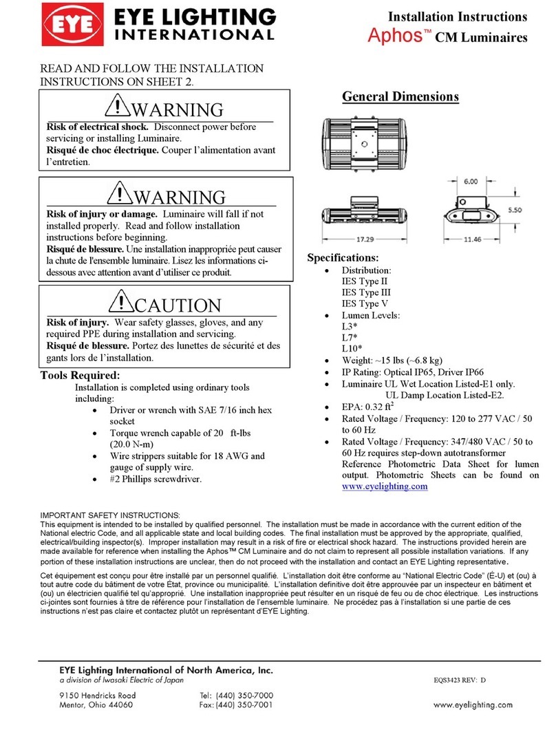 Eye Lighting Aphos Bedienungsanleitung Eye Lighting Aphos Bedienungsanleitung